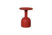 Miniature Table d'appoint en métal rouge Forms 3