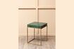 Miniature Table d'appoint en métal vert Porto 1