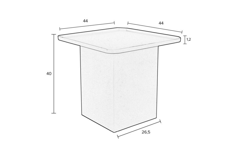 Découvrez la simplicité élégante avec notre nouvelle table d\'appoint en métal