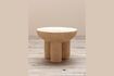 Miniature Table d'appoint en résine beige Cool 1