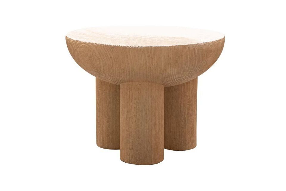 Découvrez l\'élégance fonctionnelle avec la Table d\'appoint en résine beige