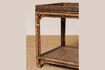 Miniature Table d'appoint en rotin marron Veracruz 4