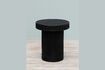 Miniature Table d'appoint en rotin noir Barbade 1