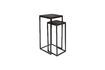 Miniature Table d'appoint en teck noir Parker 1