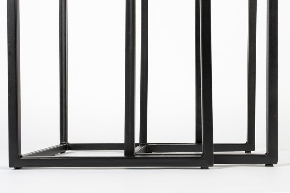 Table d'appoint en teck noir Parker - 8