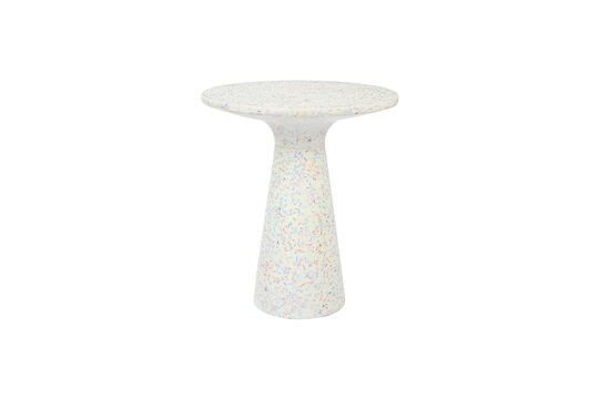 Table d'appoint en terrazzo multicolore Victoria Détouré