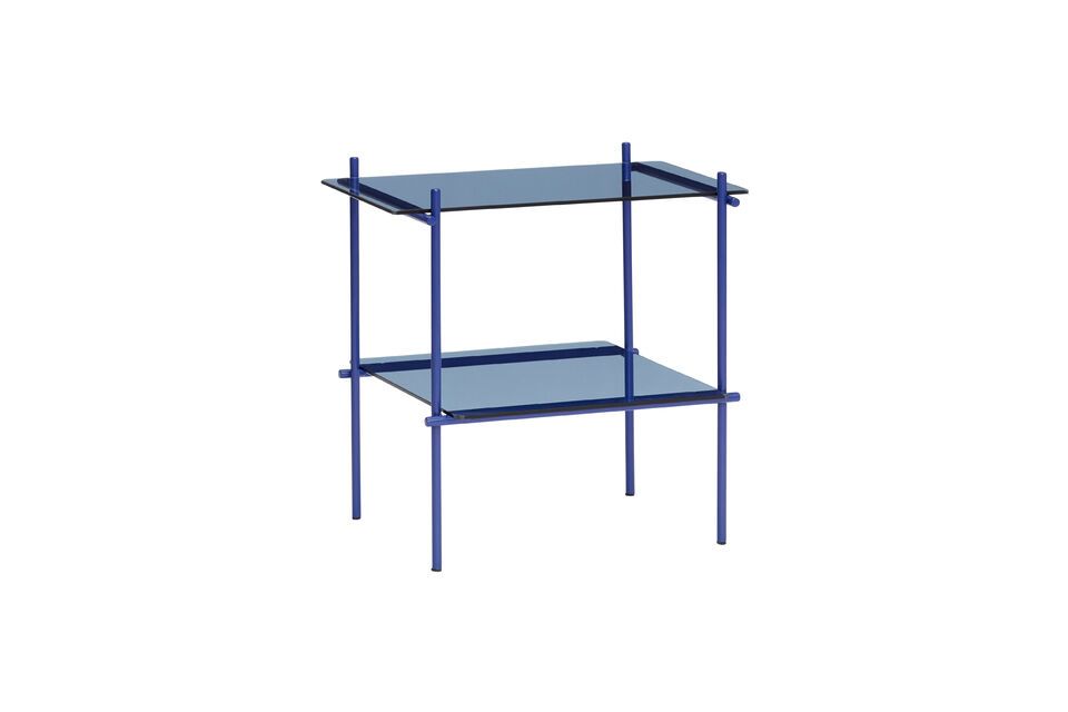 Table d'appoint en verre bleu Niche - 6