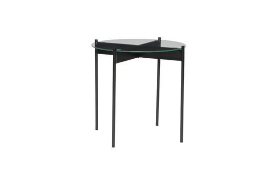 Table d'appoint en verre noir Beam