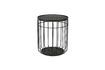 Miniature Table d'appoint en verre noir Lance 1