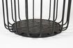 Miniature Table d'appoint en verre noir Lance 10