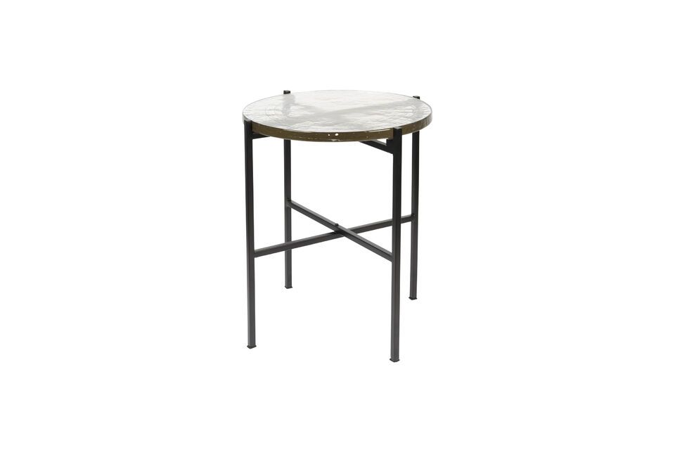 Table d'appoint en verre noir Vidrio DutchBone