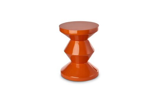 Table d'appoint  orange Zig Zag Détouré