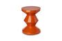 Miniature Table d'appoint  orange Zig Zag Détouré