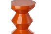 Miniature Table d'appoint  orange Zig Zag 4