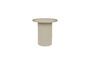 Miniature Table d'appoint ronde en métal beige Sverre Détouré