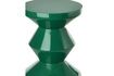 Miniature Table d'appoint vert Zig Zag 3