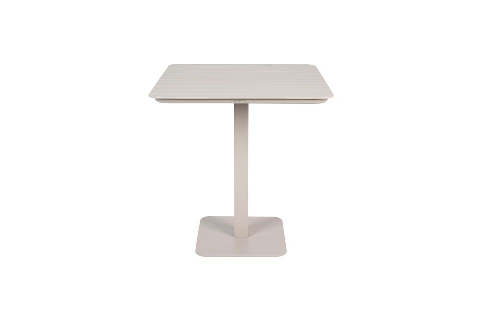 Table de bistro en aluminum blanc Vondel Zuiver