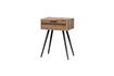 Miniature Table de chevet 1 tiroir en teck marron Pocket 1