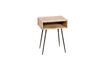 Miniature Table de chevet en bois clair Space 1