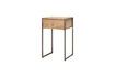 Miniature Table de chevet en bois clair Stari 1