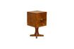 Miniature Table de chevet en bois foncé Aubin 1