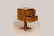 Miniature Table de chevet en bois foncé Aubin 4