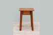 Miniature Table de chevet en bois foncé District 2