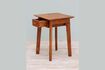 Miniature Table de chevet en bois foncé District 4