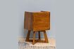 Miniature Table de chevet en bois foncé Electra 3