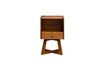 Miniature Table de chevet en bois foncé Electra 1