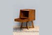 Miniature Table de chevet en bois foncé Electra 5