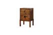 Miniature Table de chevet en bois foncé Herstal 1