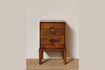 Miniature Table de chevet en bois foncé Herstal 3