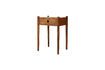 Miniature Table de chevet en bois foncé Lior 1