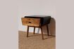 Miniature Table de chevet en bois foncé Onor 4