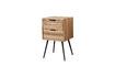 Miniature Table de chevet en teck marron Pocket 1