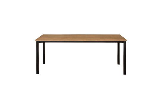 Table de jardin en teck beige Contemporaine Détouré