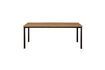 Miniature Table de jardin en teck beige Contemporaine 4