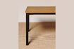 Miniature Table de jardin en teck beige Contemporaine 5