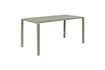 Miniature Table de repas en aluminium vert Vondel 1