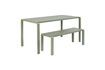 Miniature Table de repas en aluminium vert Vondel 4