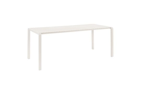 Table de repas en aluminum blanc Vondel Détouré