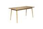 Miniature Table de repas en bois beige Fabio 160cm Détouré