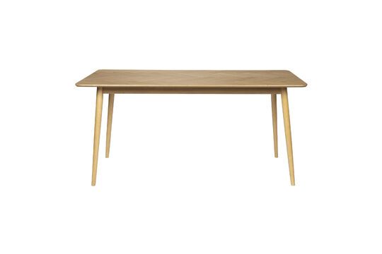 Table de repas en bois beige Fabio 180cm Détouré