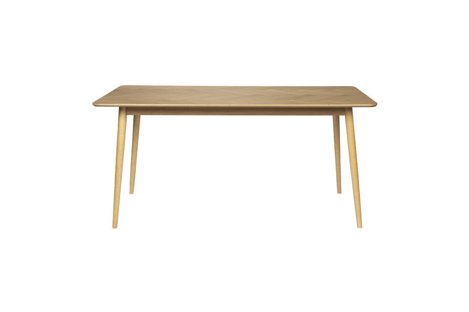 Table de repas en bois beige Fabio 180cm White Label