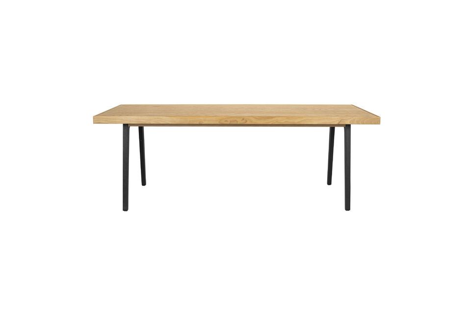 Table de repas en bois beige Harvest 220cm Zuiver