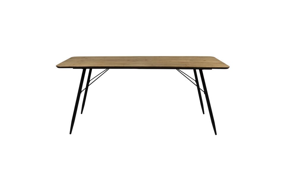 Table de repas en bois beige Roger 200cm DutchBone