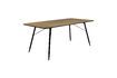 Miniature Table de repas en bois beige Roger 200cm 6