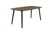 Miniature Table de repas en bois brun Clover 1