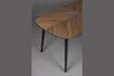 Miniature Table de repas en bois brun Clover 4